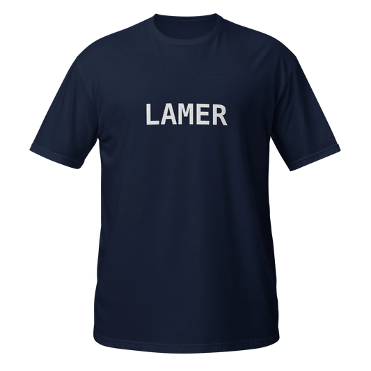 LAMER T-shirt front ghost front