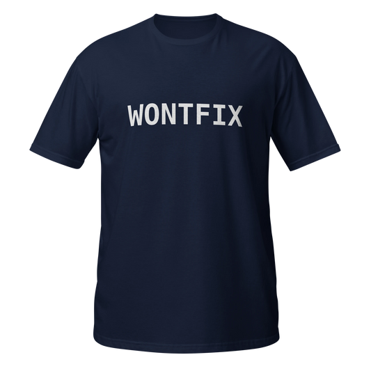 WONTFIX T-shirt front ghost front