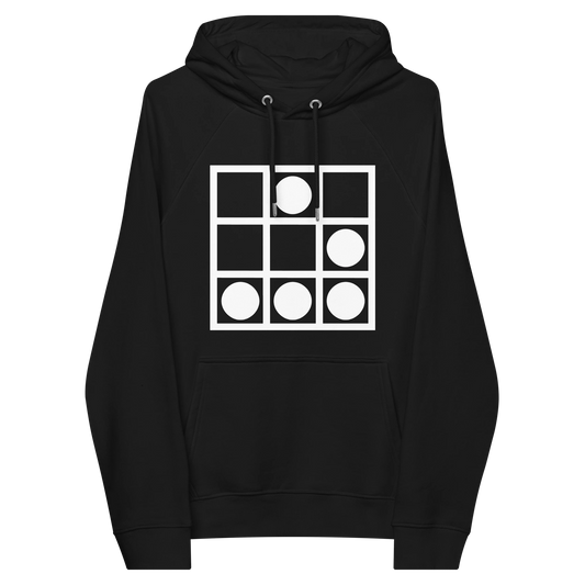 Hacker subculture emblem premium hoodie front flat 2 front