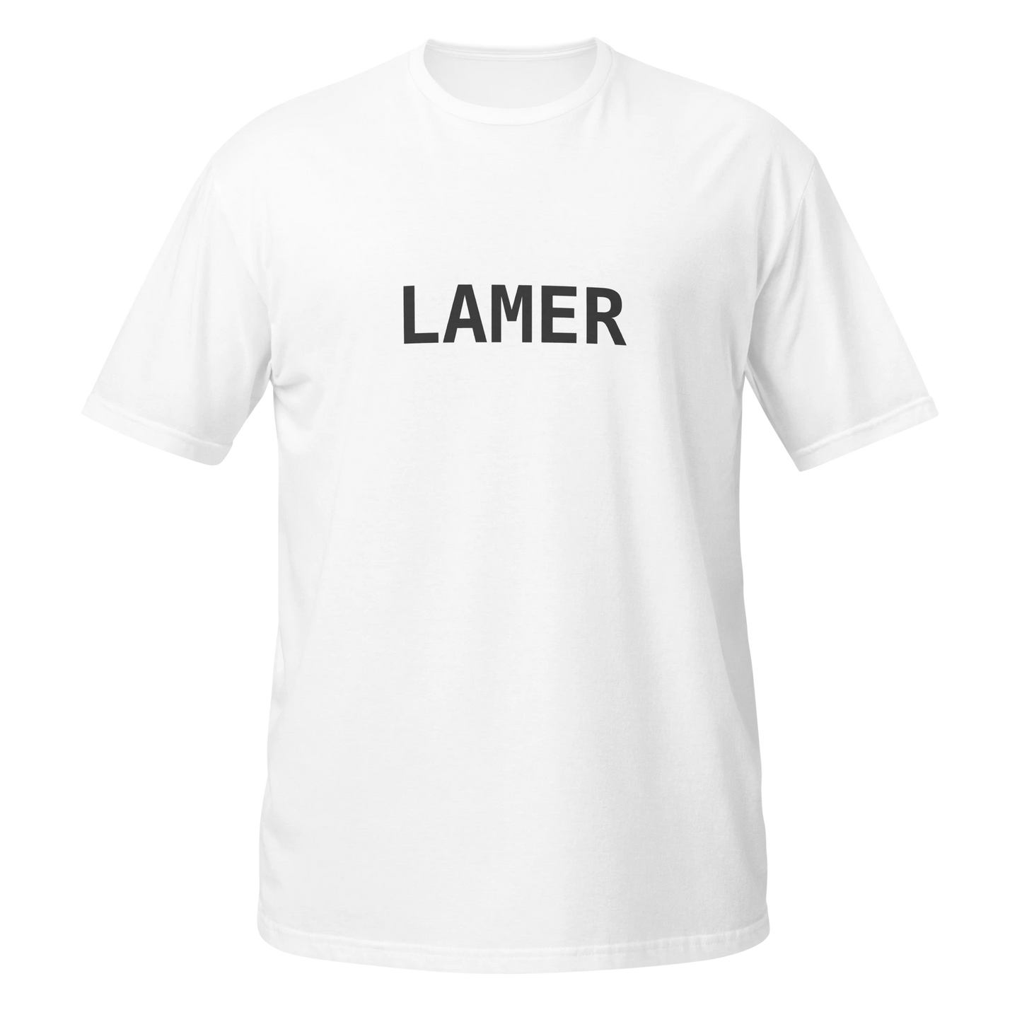 LAMER T-shirt front ghost front