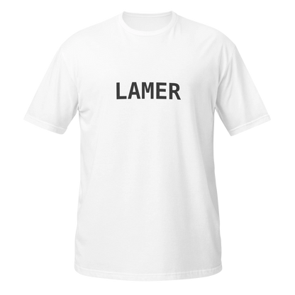 LAMER T-shirt front ghost front